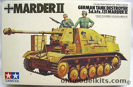 Tamiya 1/35 Marder II - German Tank Destroyer Sd. Kfz.131, MM160 plastic model kit